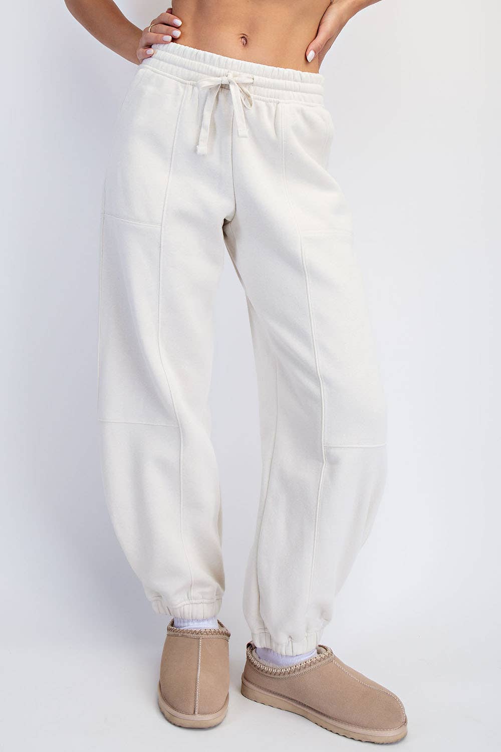 Rae Mode - Wholesale Athletic Pants - Women's - FLEECE COCOON JOGGER SWEATPANTS0