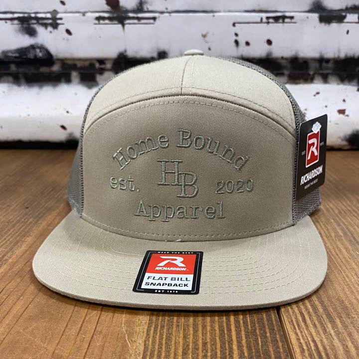 HB 7 Panelkappe mit Markenlogo — Loden für den Großhandel von Home Bound Company