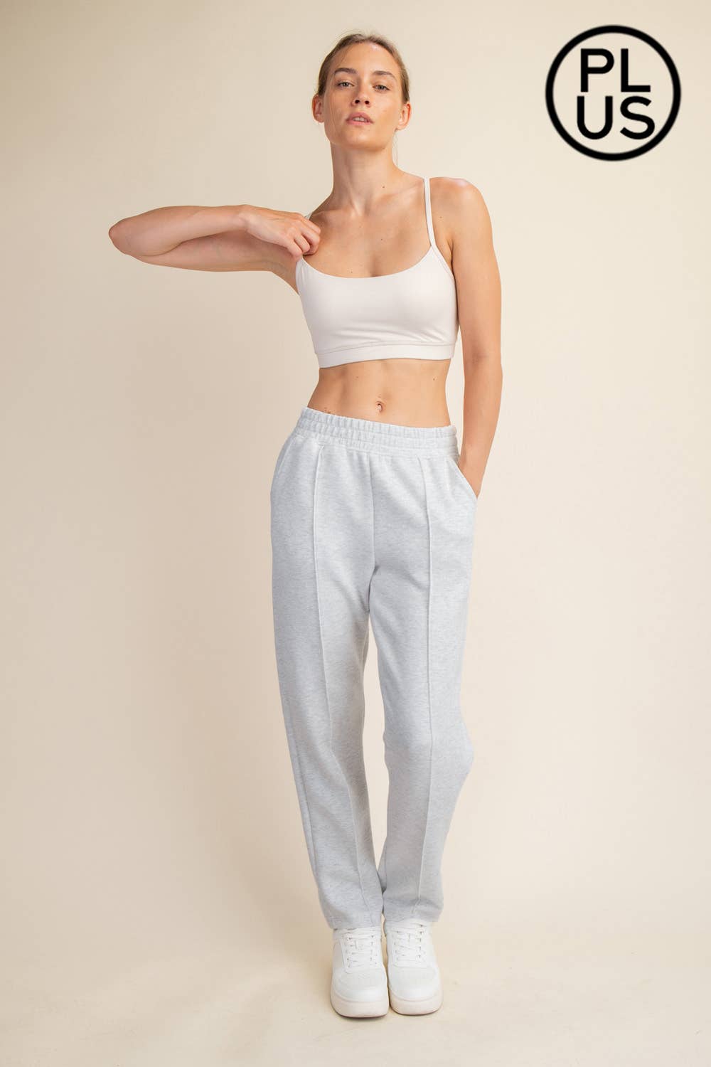 Rae Mode - Wholesale Broek - Dames - PLUS SIZE MODAL SCUBA PINTUCK BROEK20