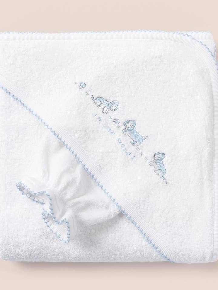 In the Woods Hooded Towel for wholesale by babycottons