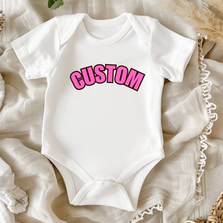 Boutique Aangepaste Babyromper – Enkelzijdige Print voor wholesale door TheWorldOfMYes