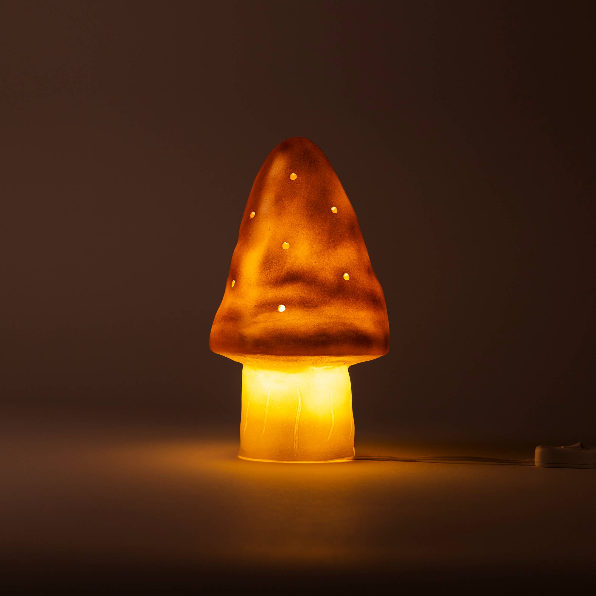 Egmont - Wholesale Figurine Lamp - Small Mushroom Copper w/ Plug1