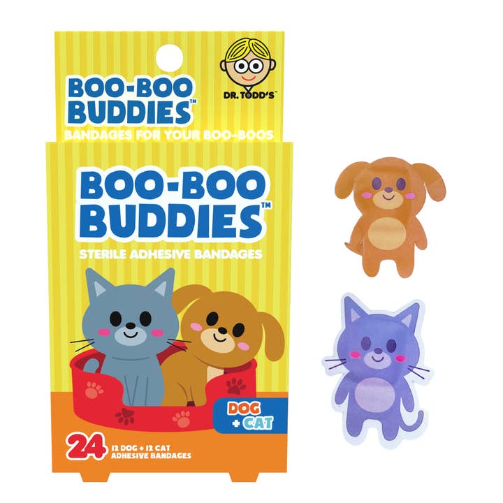 Dog & Cat Bandages 24 Ct. Dr. Todd’s Boo Boo Buddies® for wholesale by Boo Boo Buddies
