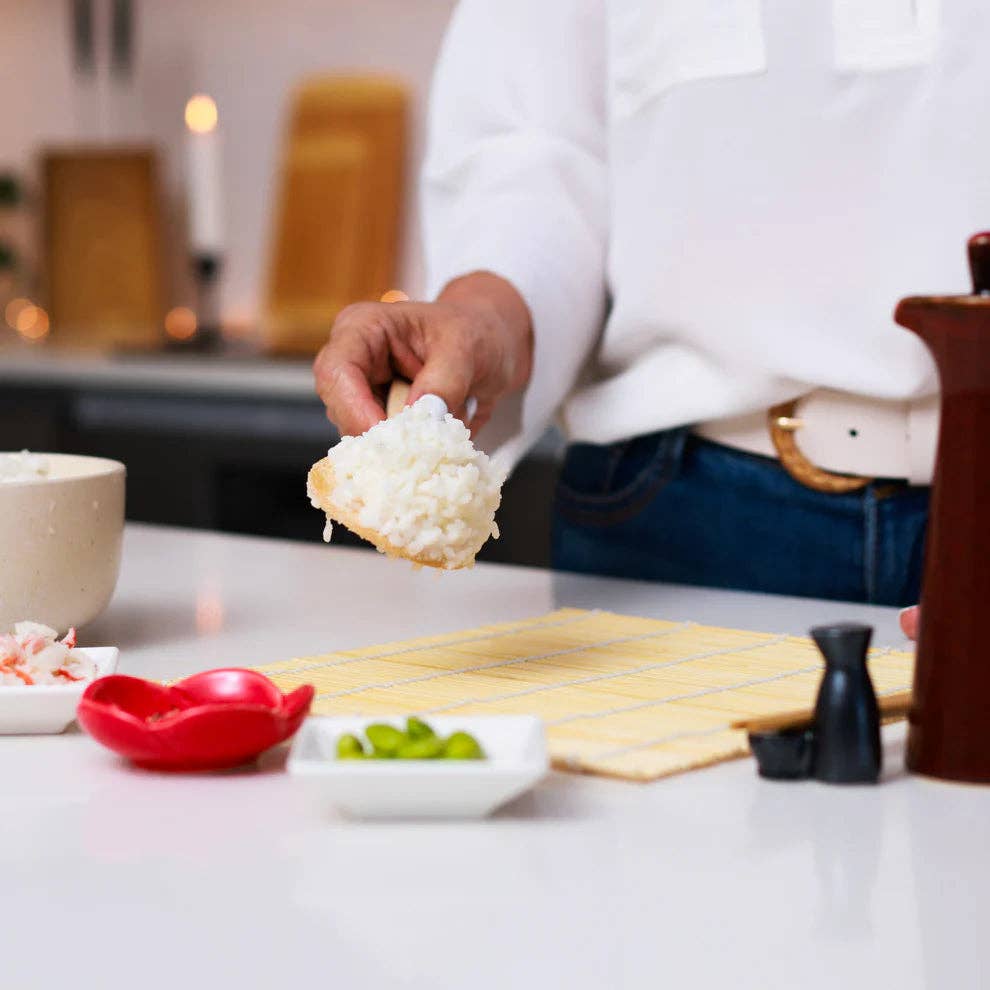 EcoQuality – Großhandel Küchengerät – J33-0022, Joyce Chen, 2-teiliges Sushi-Herstellungsset, mit Sushi-Roller3