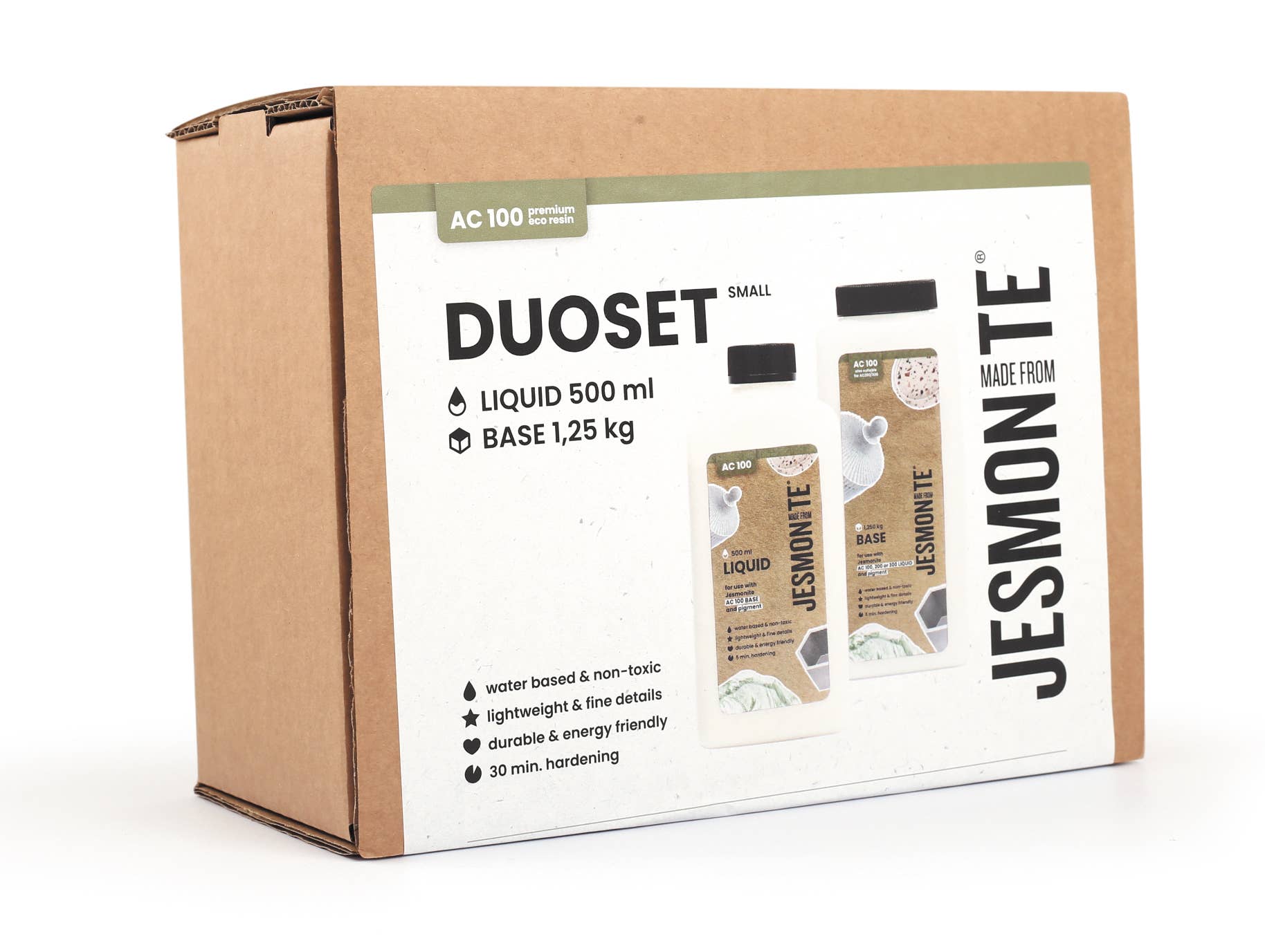 Graine Créative - Wholesale Craft Supplies - JESMONITE AC100 SET 500ML LIQUID & 1250GR BASE BOX3