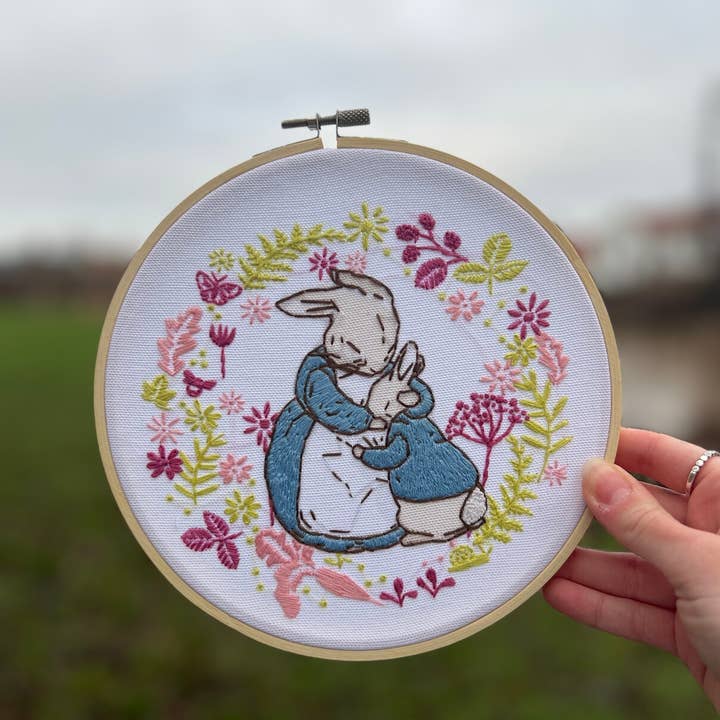 The Crafty Kit Company - Wholesale Embroidery/Cross Stitch Supplies - Beatrix Potter - Peter Rabbit & His Mother
