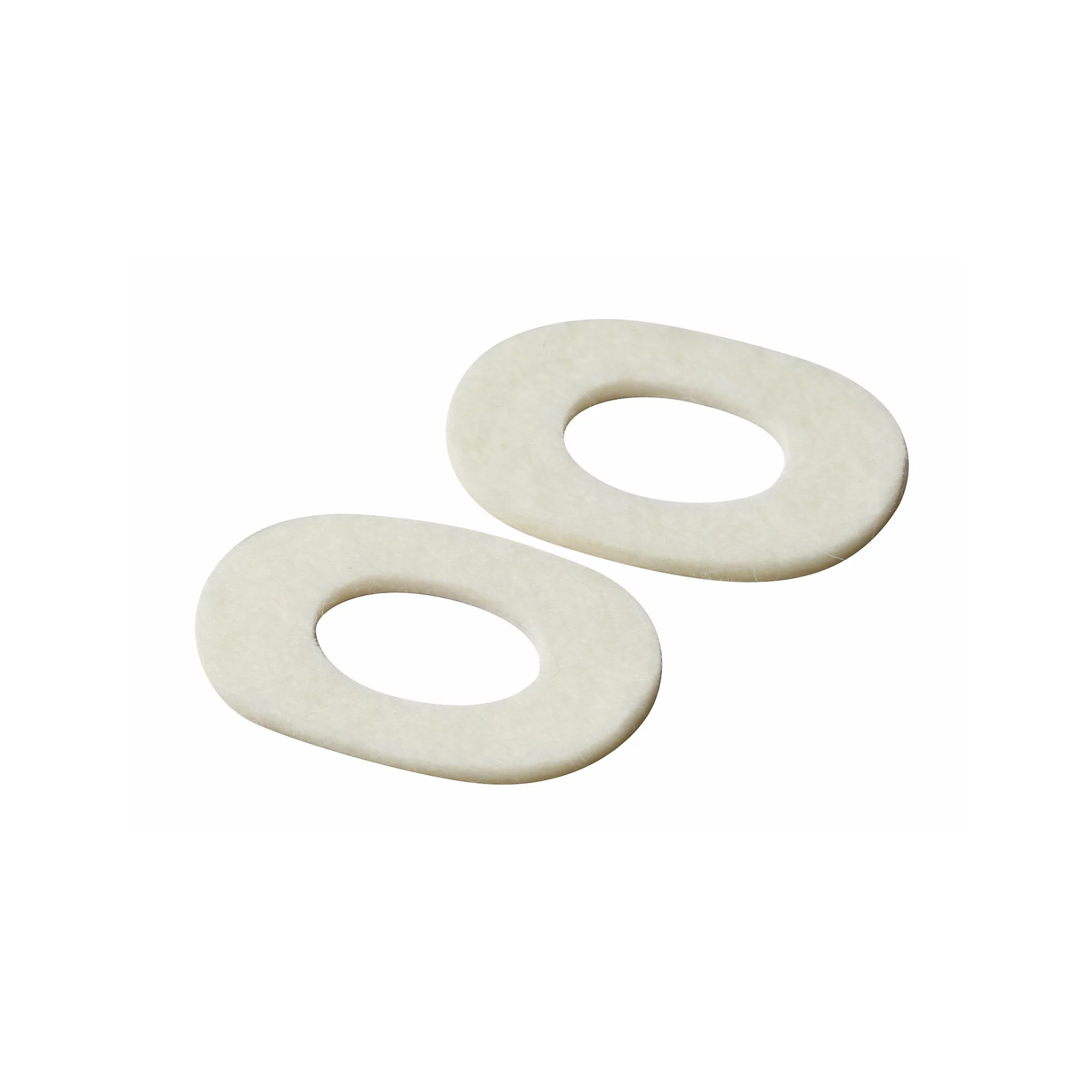 My Podologie - Wholesale Bandaids/Bandages - Stretchable and self-adhesive felt rings - Rectangular shape - 46 x 30 x 3 mm - 4 pieces - Relieves pressure - Ruck1