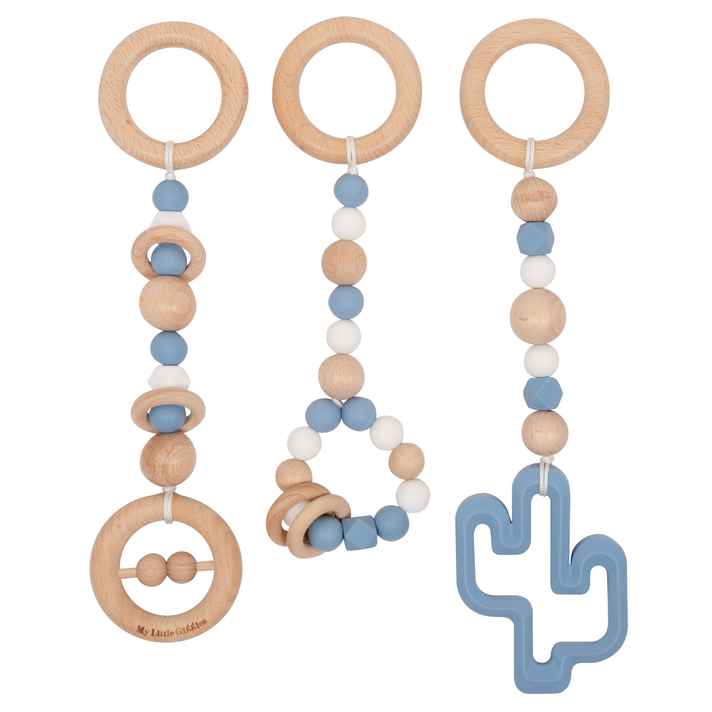 My Little Giggles - Wholesale Wood Toy - Kids - My Little Play Bar & x3 Toy Package – Natural Frame16