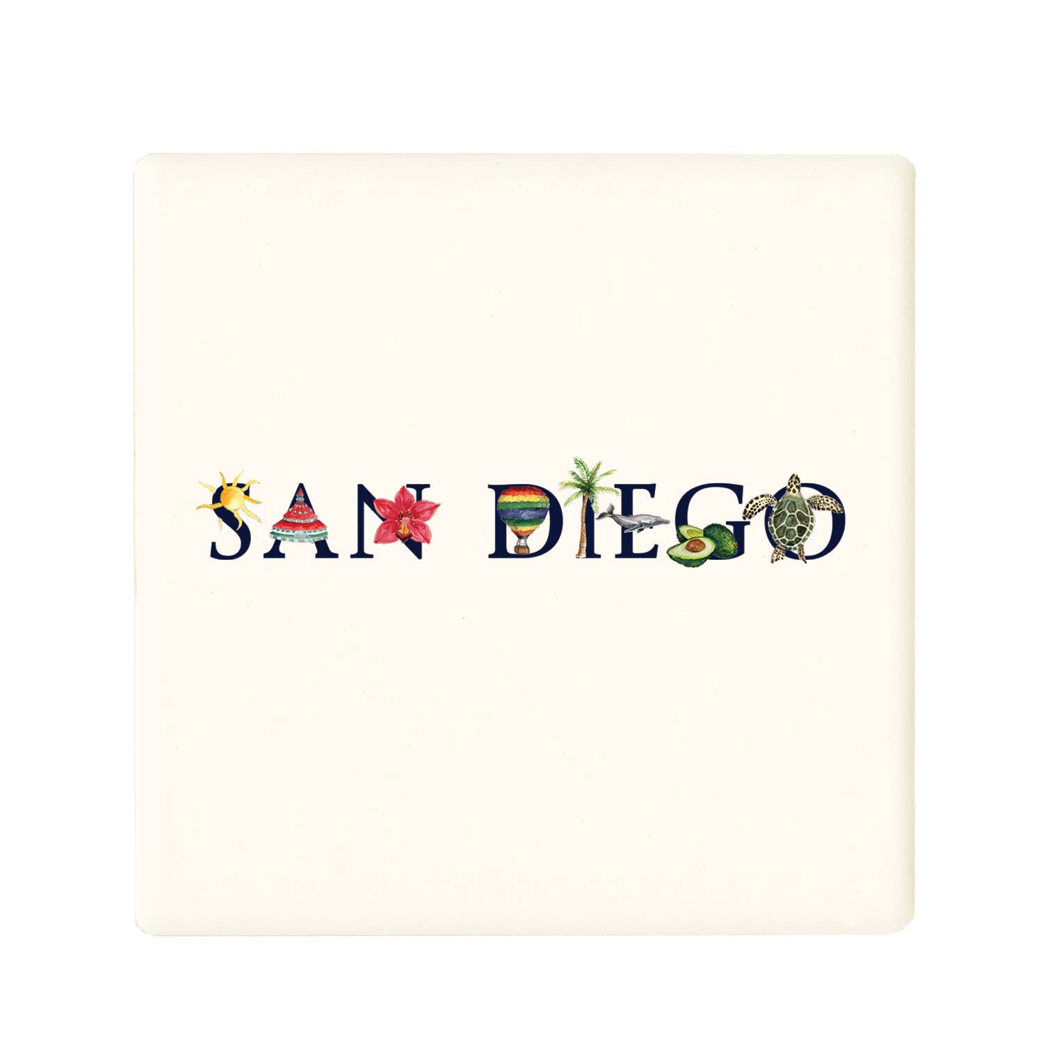 Tina Labadini Designs - Wholesale Coasters - san diego coaster