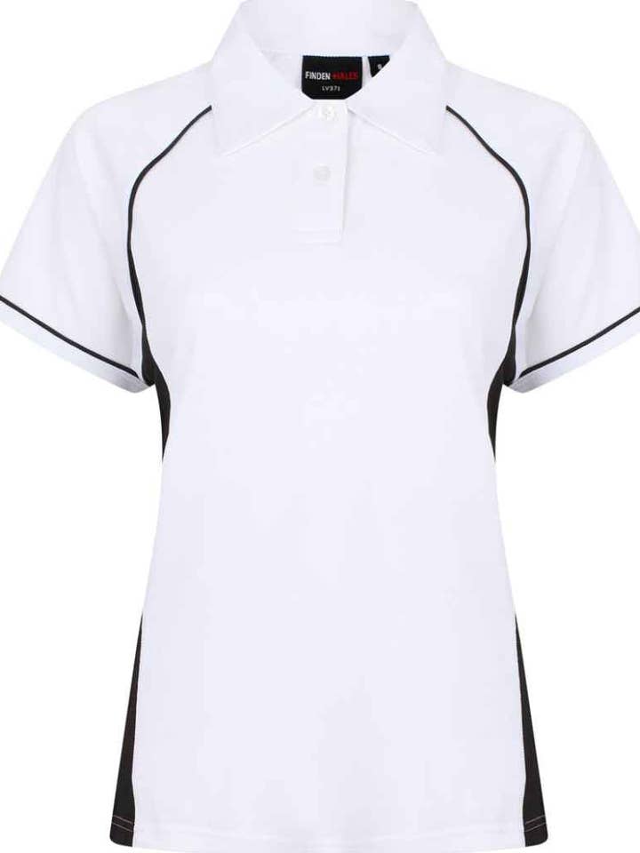 Finden + Hales - Ladies Performance Piped Polo Shirt for wholesale by Pierre Francis