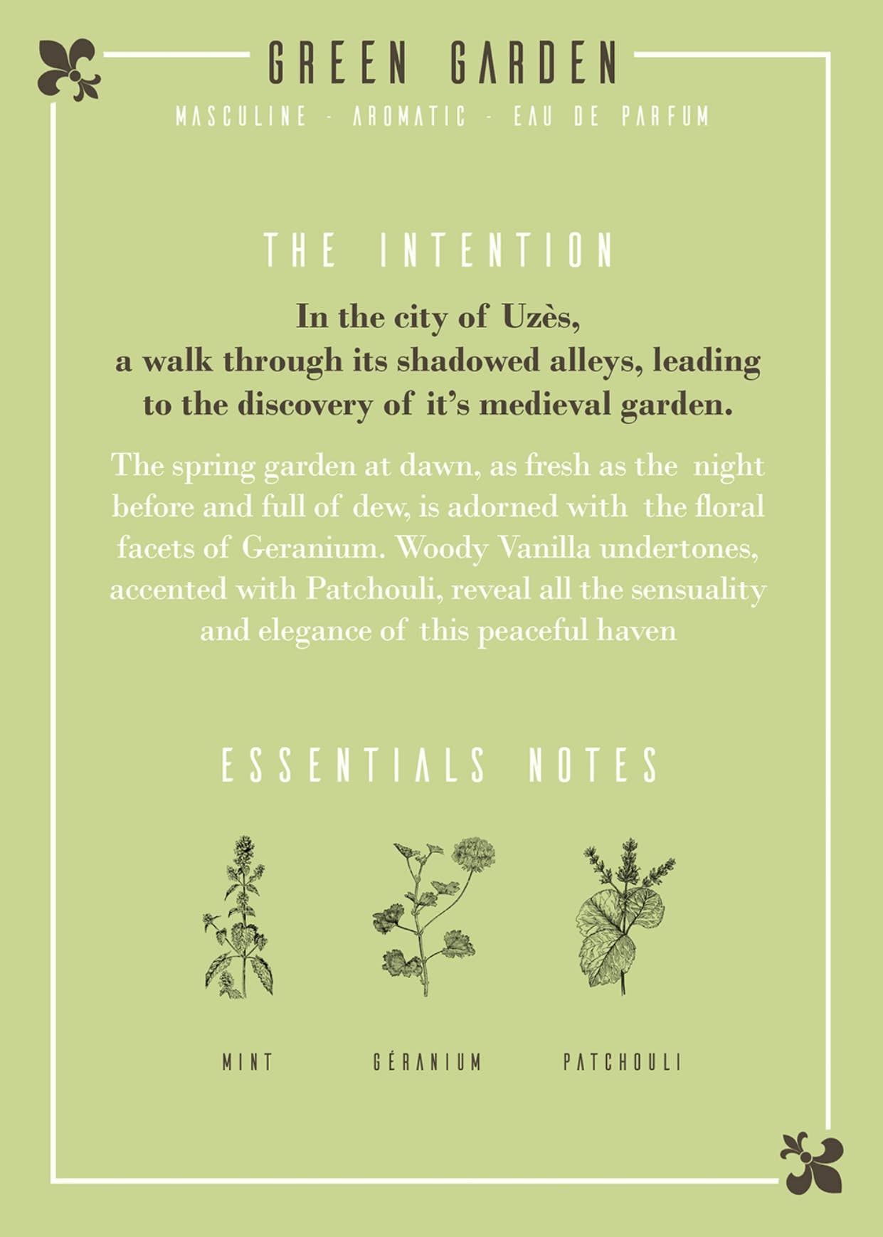 Les Parfums D'Uzège – Engroshandel Parfume/eau de toilette – GREEN GARDEN - Eau de Parfume - 50 ML4