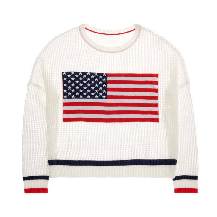 AMERIKANSK FLAG NETTRØJE for engroshandel hos Shiraleah