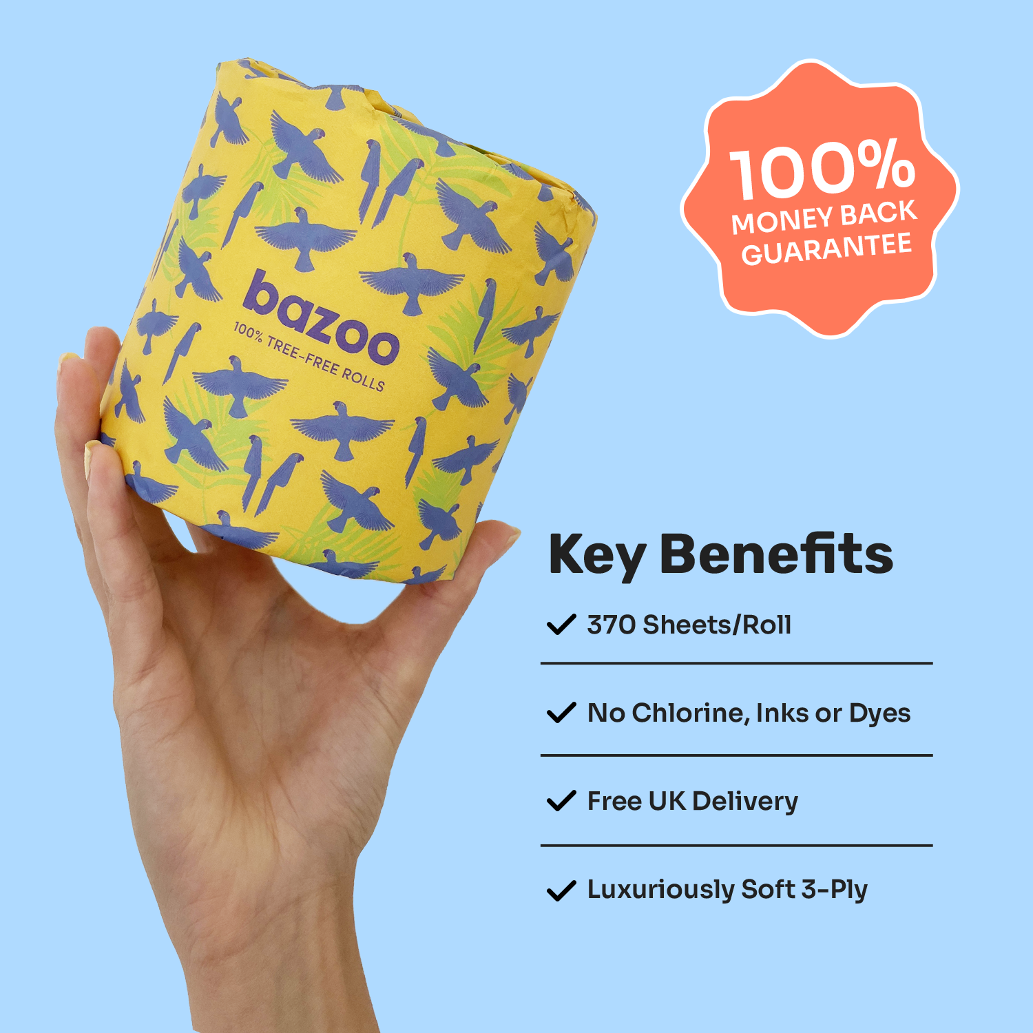 Bazoo – wholesale Toilet paper – Luxury 100% FSC Certified Bamboo Toilet Paper | Protected Species Range5