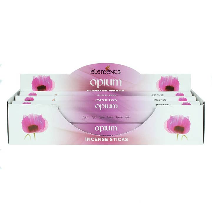 Something Different Wholesale - Wholesale Incense - Set of 6 Packets of Elements Opium Incense Sticks