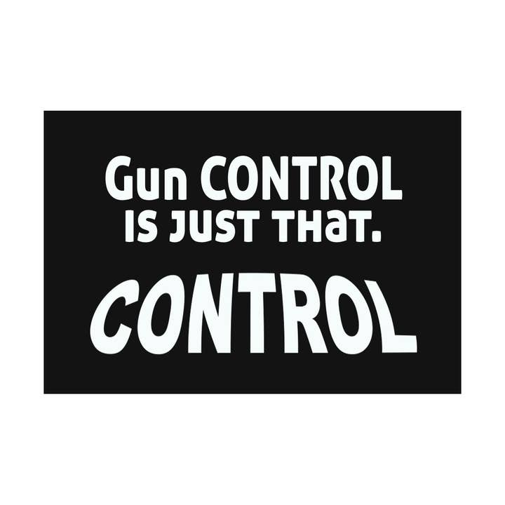 Gun CONTROL for wholesale by Fun Fridge Magnets