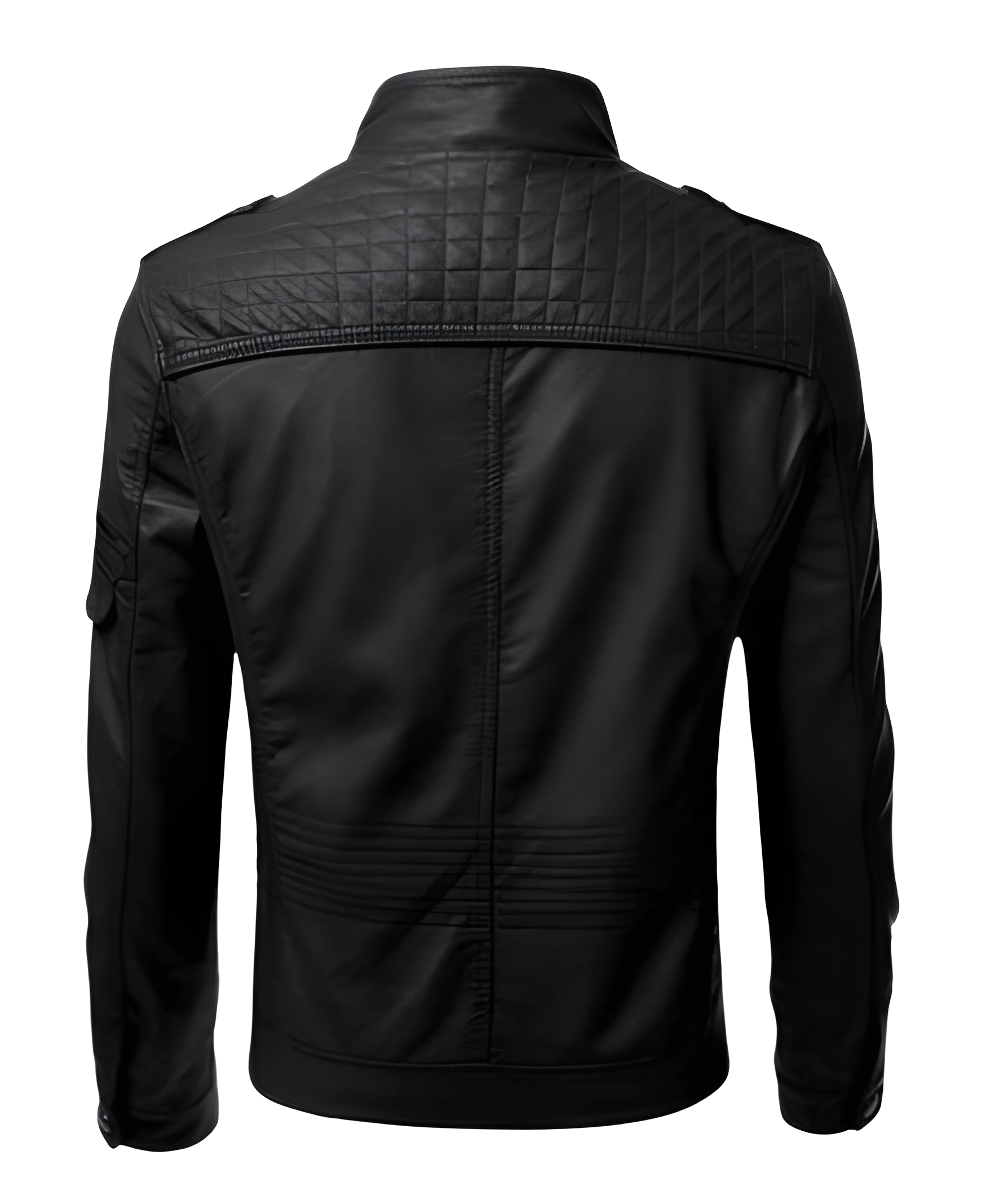 TA Impex - Wholesale Leather Jacket - Men's - The Urban Stealth: Men's Padded Leather Jacket1