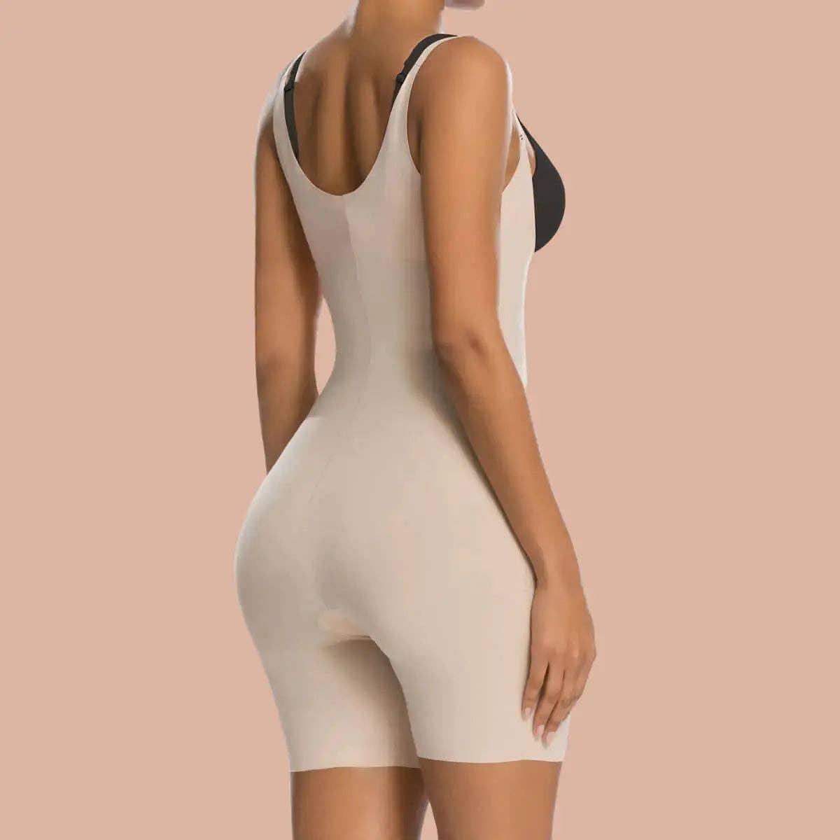 ShaperX Shapewear - Vente Sous-vêtements sculptants – femme - Combinaison Short Sculptante à Buste Ouvert Sans Coutures en Une Pièce SHAPERX5