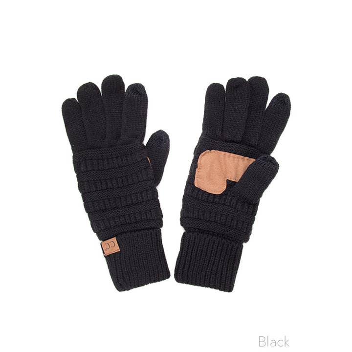 Hana - Wholesale Gloves - Women's - C.C Knitted Touch Screen Compatible Gloves