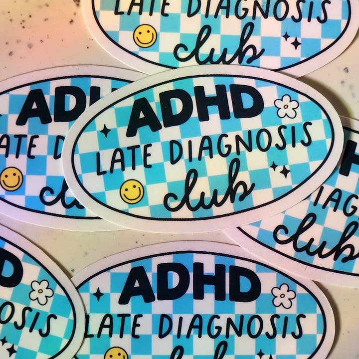 Luxe Trauma - Wholesale Sticker - Adhd sticker neurodivergent late diagnosishydroflask planner1