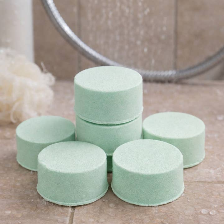 Fizz Bizz LLC – Großhandel Badebombe/-sprudeltabletten – Eucalyptus Fizzies - Duschschmelzen1