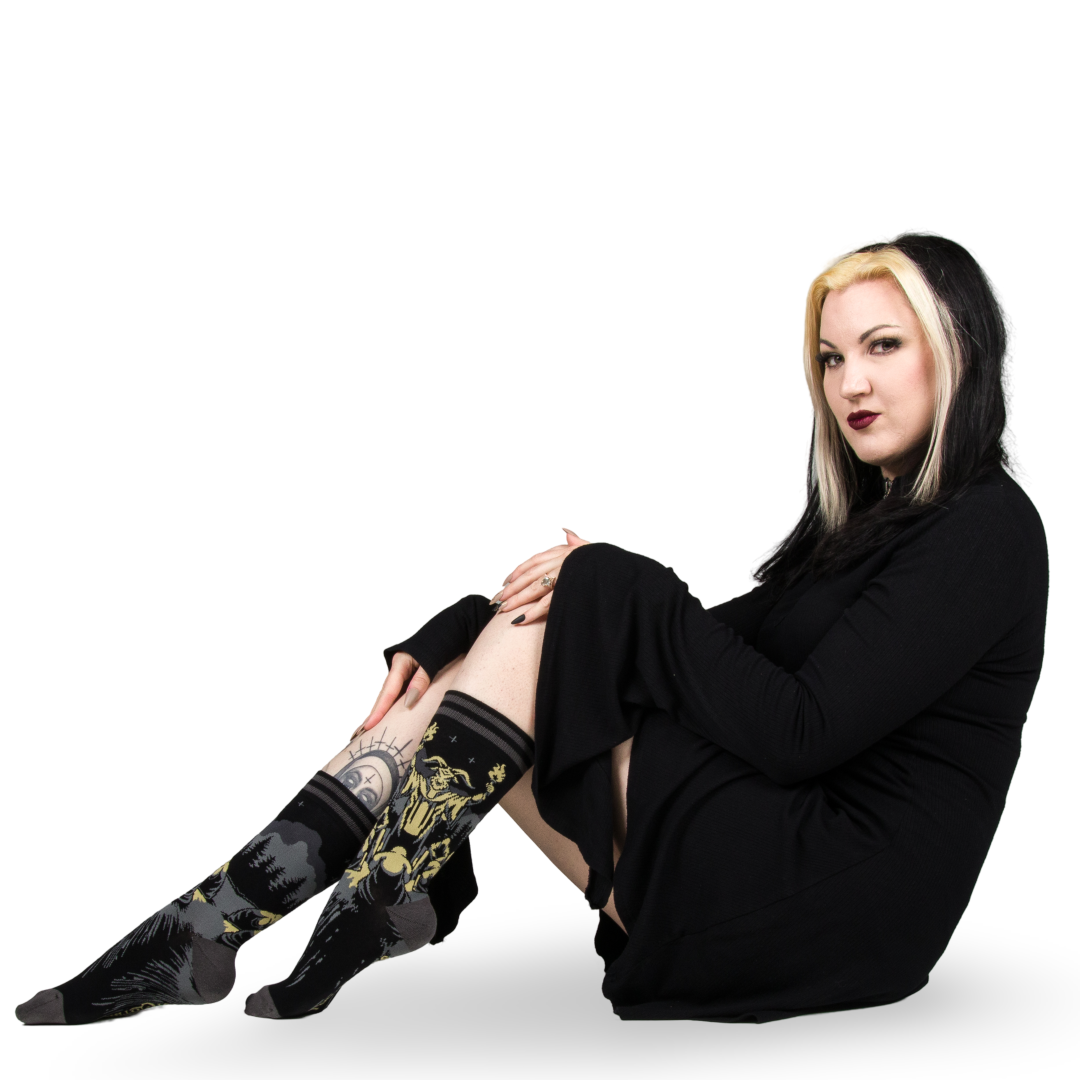 FootClothes LLC - Wholesale Socks - Unisex - Dance ov the Sabbath Crew Socks6