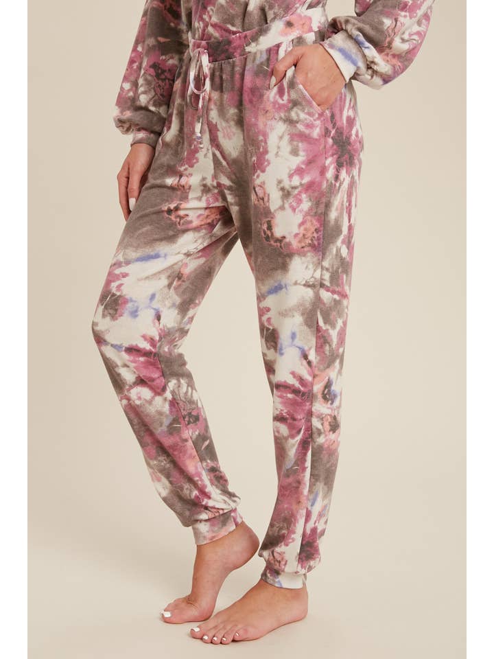 Bluivy - Wholesale Lounge Sweatpants/Joggers - Women's - TIE-DYE JOGGER PANTS