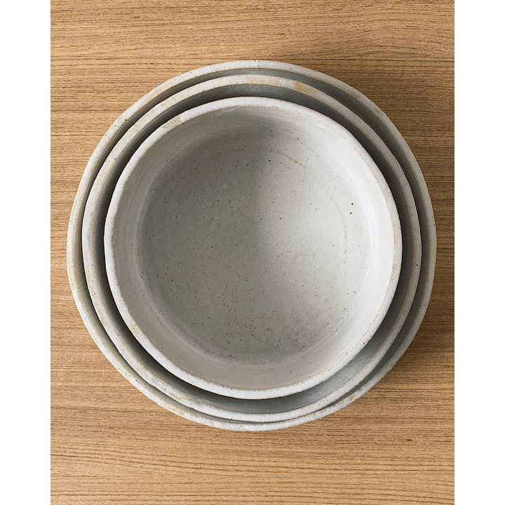 Jenn Johnston Ceramics - Wholesale Serving bowl - white serve - stacking serving dish7