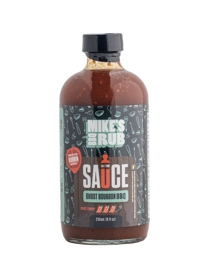 Mike's BBQ Rub La Sauce Ghost Bourbon for wholesale by Mike's BBQ Rub