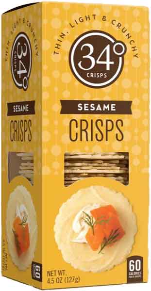 Hudson Meat Company - Wholesale Crackers - CRACKER CRISP SESAME     -     34 DEGREES0