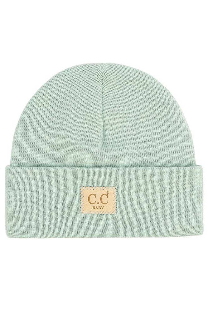 Hana - Wholesale Beanie - Women's - C.C Baby Classic Rib Beanie with C.C Suede Patch3