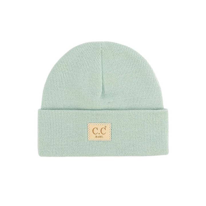 Hana - Wholesale Beanie - Women's - C.C Baby Classic Rib Beanie with C.C Suede Patch3