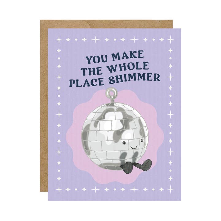 Dancing Disco Jelly - Party Birthday Card for wholesale by Simple Whimsy