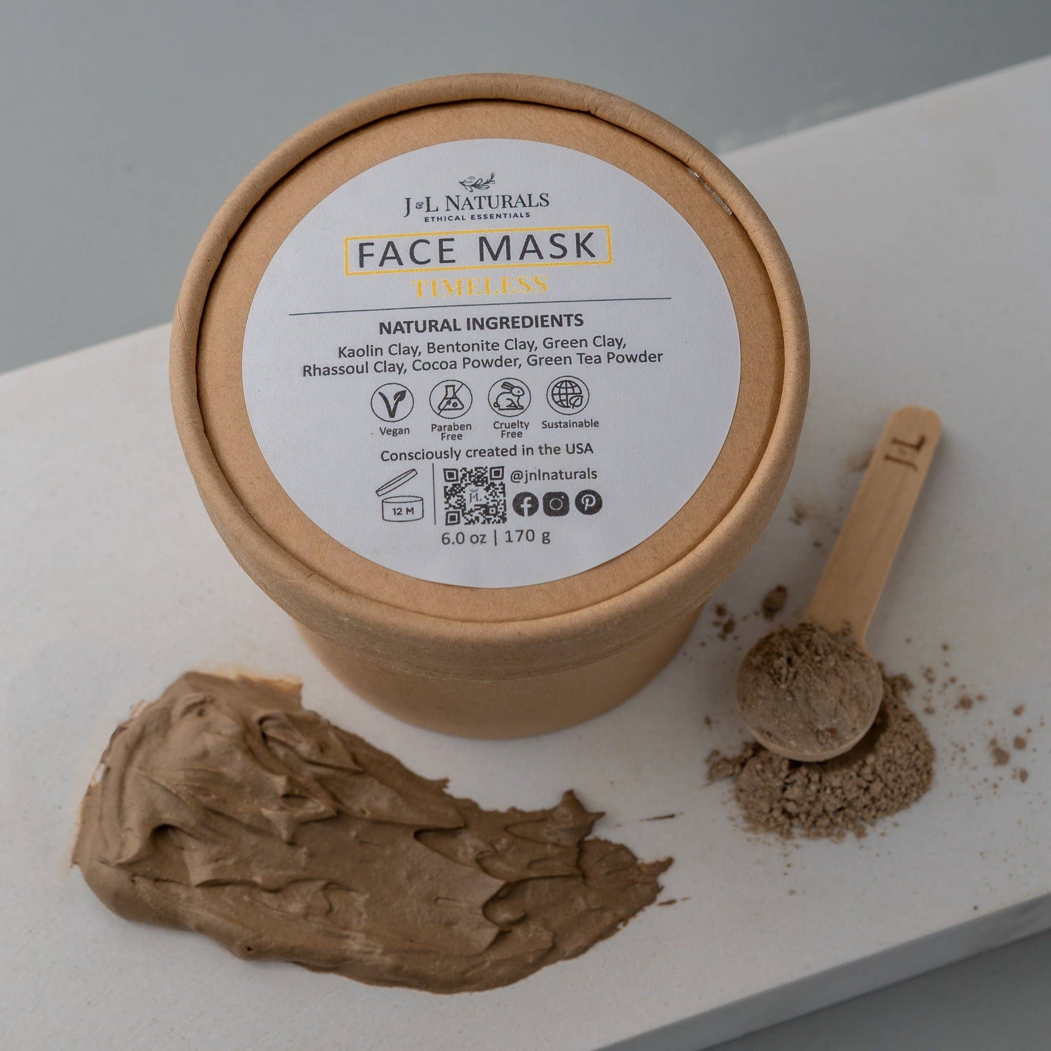 J&L Naturals - Wholesale Skincare Face Mask - Nourishing Skincare Face Mask14