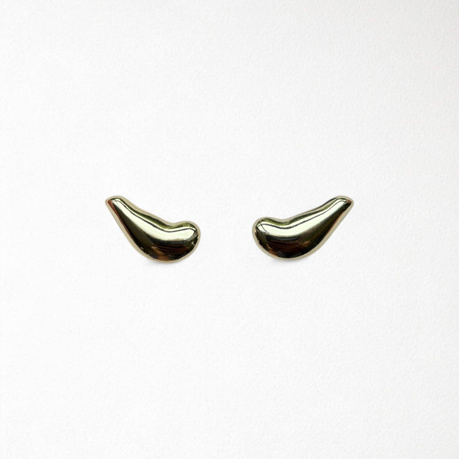 London Atelier Byproduct - Vendita all'ingrosso Orecchini a bottone - Orecchini a polsino per lobo d'oro3