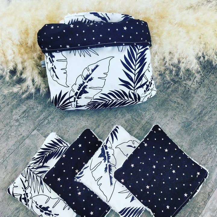 LES PETITS TITOUS - Vendita all'ingrosso Struccanti - Set cesta con 8 salviette lavabili assortite18