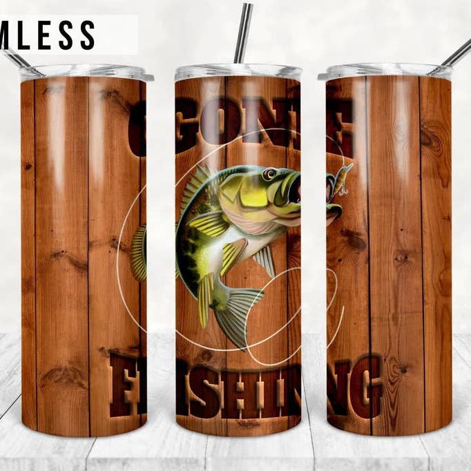 Longe Pesca 20oz Skinny Tumbler por atacado de WST Wholesale