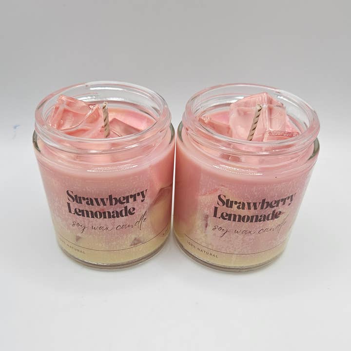 Bougie glacée à la fraise et au citron pour la vente par MAD Customized Apparel