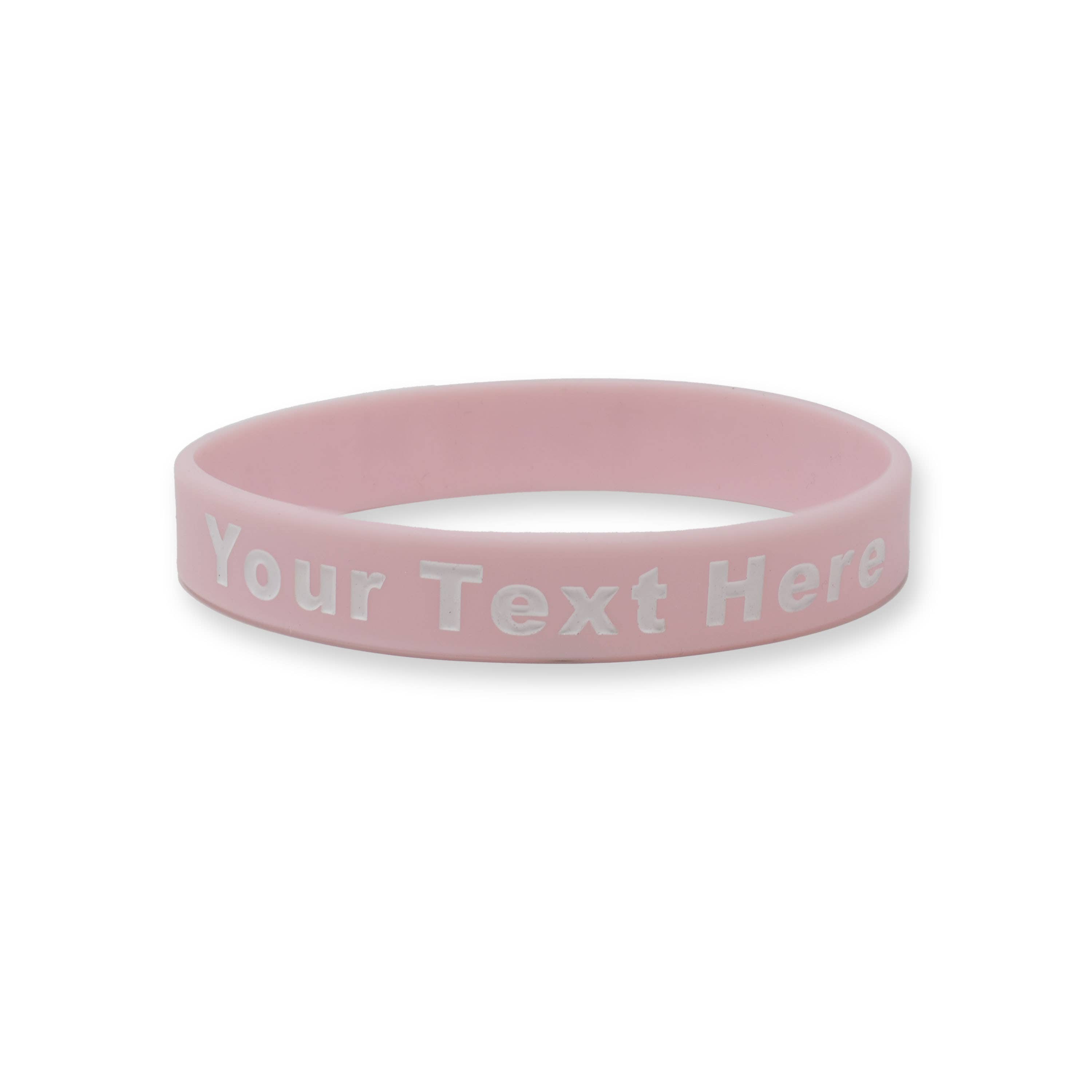 RapidWristbands - Vendita all'ingrosso Polsiere - Confezione da 200 - Solid - Braccialetti personalizzati in silicone iniettato con inchiostro25