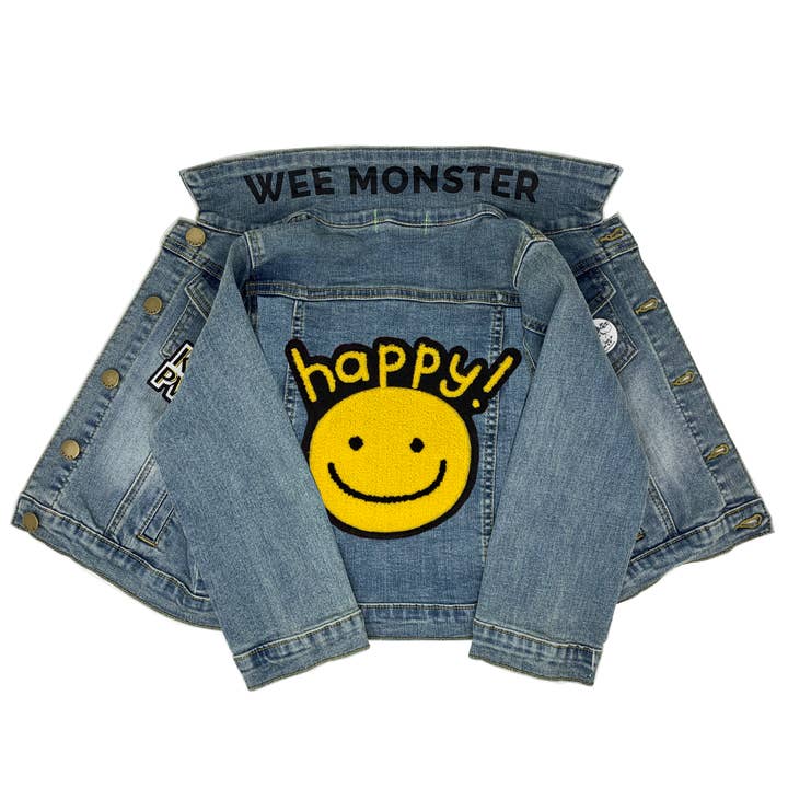 Happy Blue Denimjakke for engroshandel hos Wee Monster