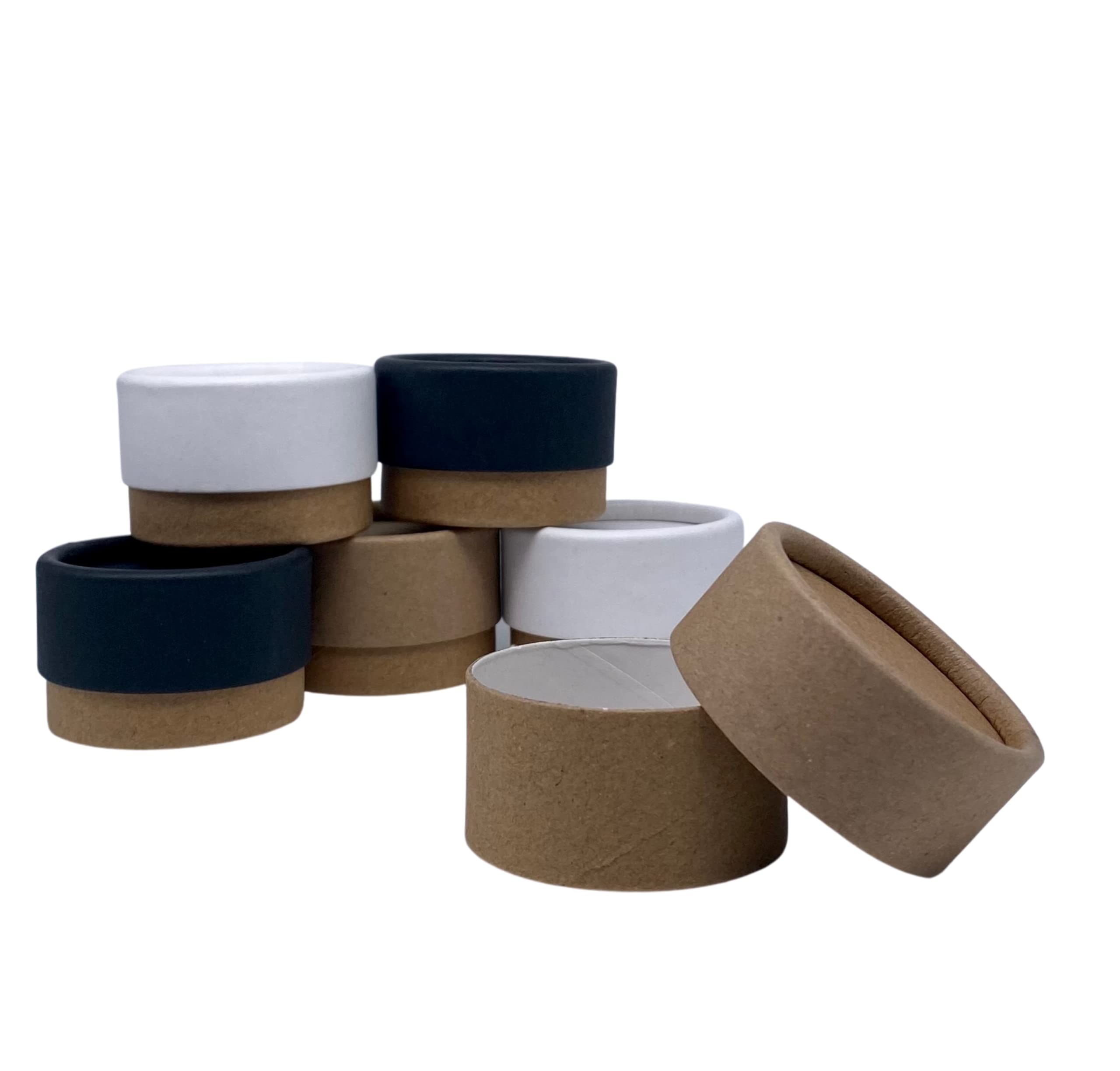 GreenWay Containers - Wholesale Jar - 1 ounce / 30 g Overlapping Lid Paper Jar8