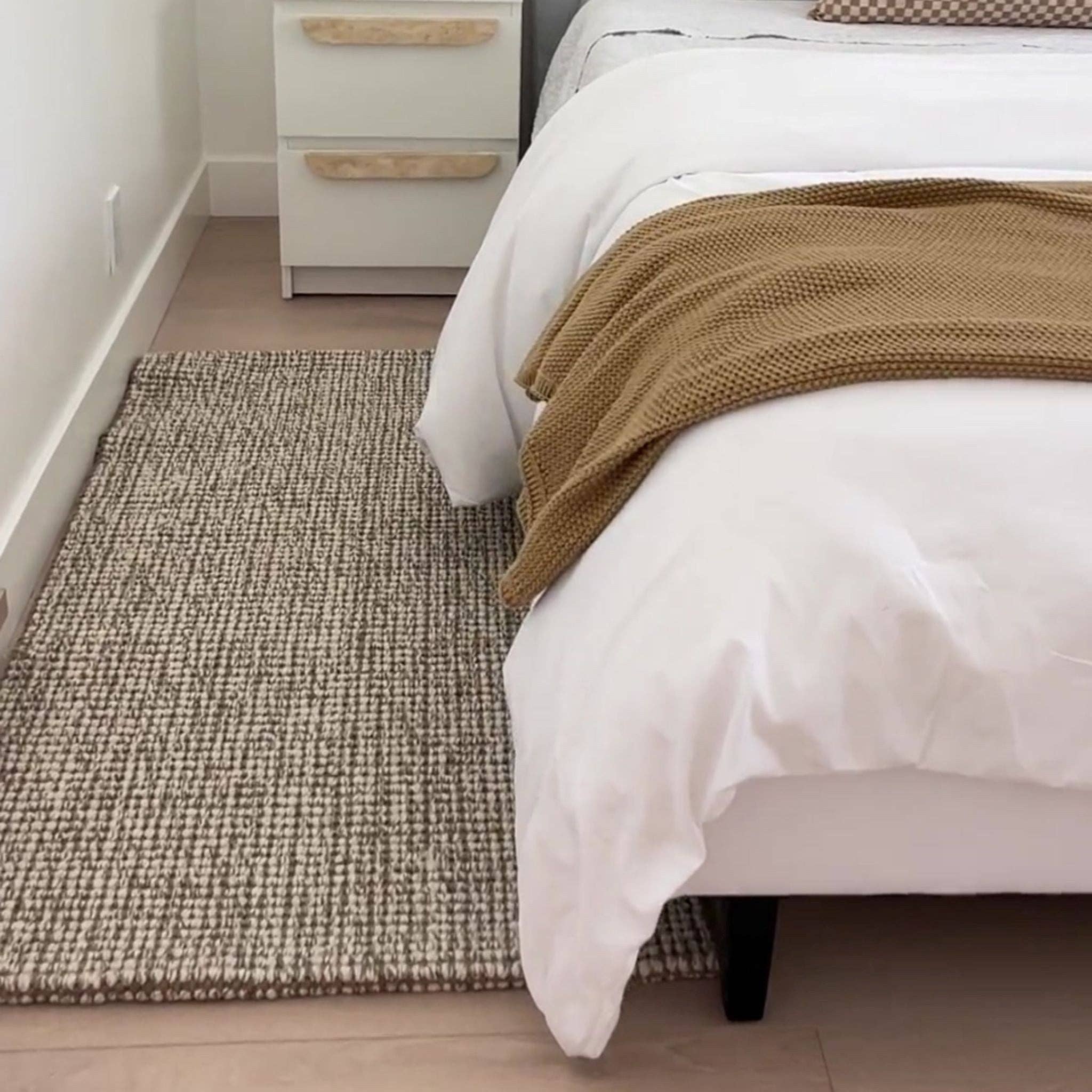 North Avalon - Wholesale Area Rug - Carter | Heathered Wool & Jute Bouclé Rug0