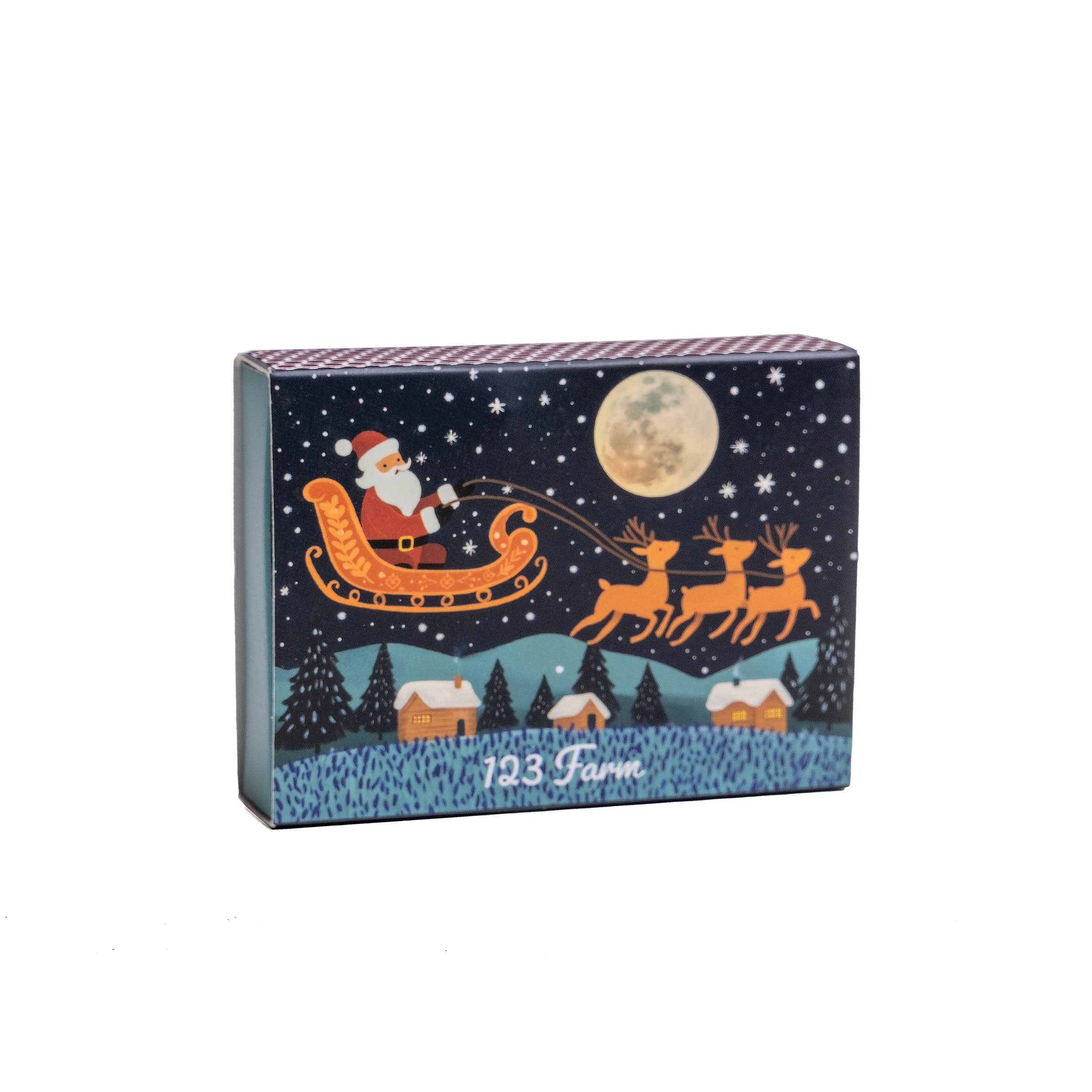 123 Farm – wholesale Tändsticka – Tomtesläde – Presentförpackning, 2", 40 Säkerhetständstickor2