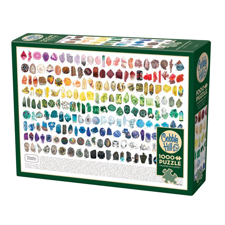 Outset Games and Cobble Hill Puzzles - Wholesale Puzzle - Adult - Marvelous Minerals 1000pc puzzle