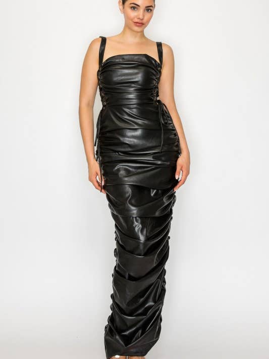 Midikleid mit quadratischem Ausschnitt und Reißverschluss hinten DC533 für den Großhandel von Jour