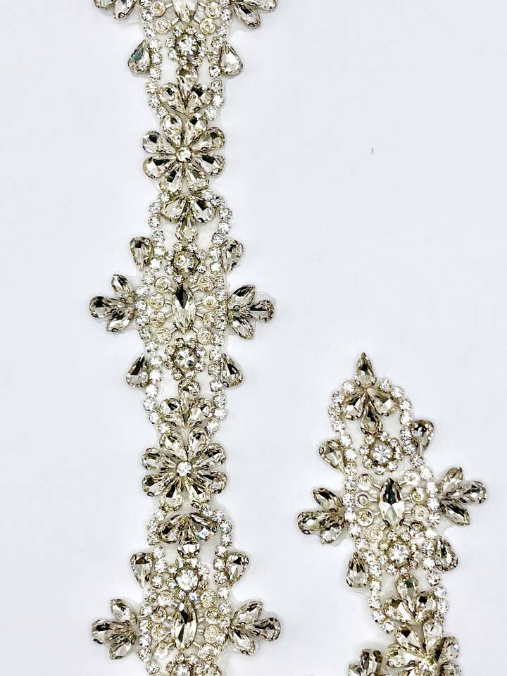 Cinto de Noiva com Pedrarias por atacado de Appliques with Glitz
