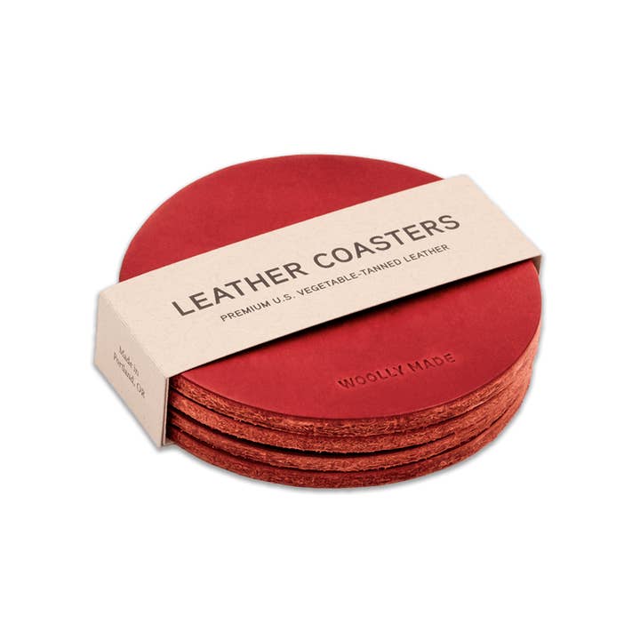 Woolly Made - Wholesale Coasters - Leather Coasters17