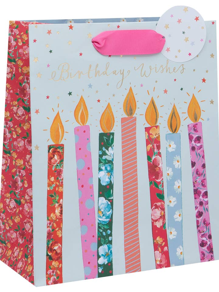 Birthday Wishes Candles Midi Bag for wholesale by Ballyhoo
