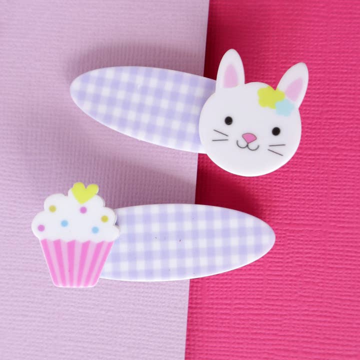 Lauren Hinkley Australia - Wholesale Hair clip – Child - Tea Party Cupcake Bunny Hair Clips4