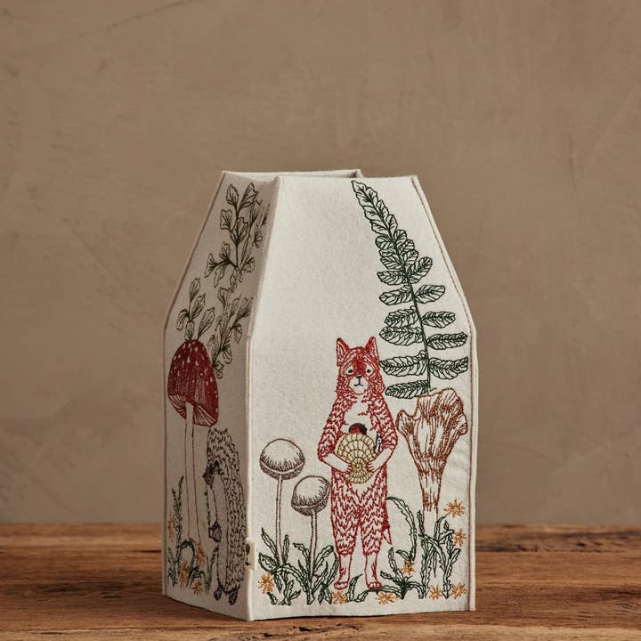 Coral & Tusk - Wholesale Tissue Box - Mushrooms and Ferns Tissue Box Cover1