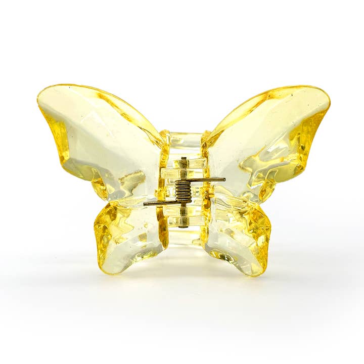 Crystal Acrylic Butterfly Hair Clip – Oversized Transparent for wholesale by Rainbow Unicorn Birthday Surprise